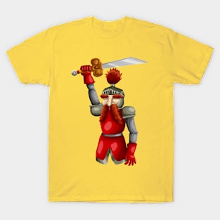 knight knighty cartoon animatronic HD - 3D T-Shirt